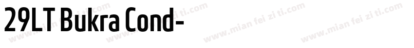 29LT Bukra Cond字体转换